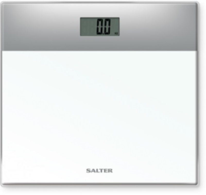 TECNOSHOP Bilancia pesapersona elettrica Salter 100 GR - 180 KG vetro sottile